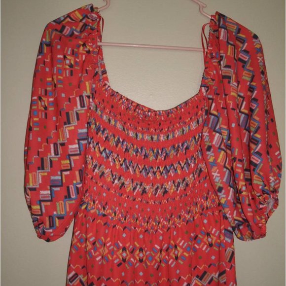 A. Calin by Flying Tomato Fun Colorful Flirty Dress - Picture 2 of 3